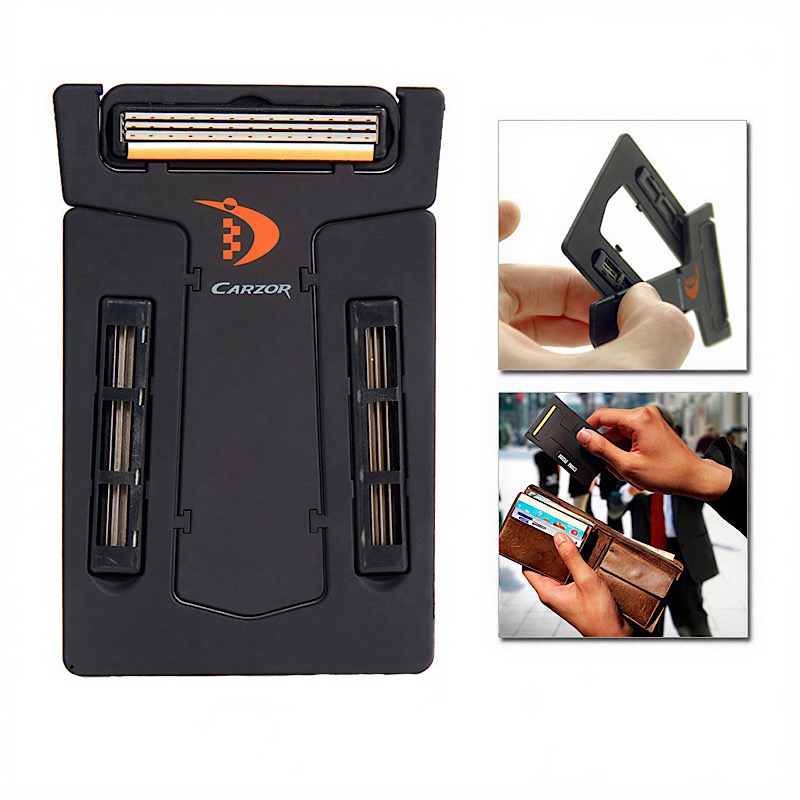 خود تراش کارتی Carzor مدل دو تیغ