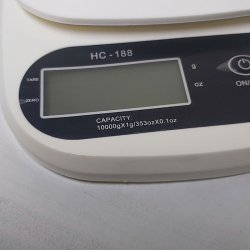 ترازو 10 کیلو آشپزخانه صفحه نمایش دیجیتال لامپ دار مدل Unique